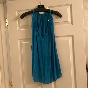 Ramy Brook Blue Sleeveless Blouse